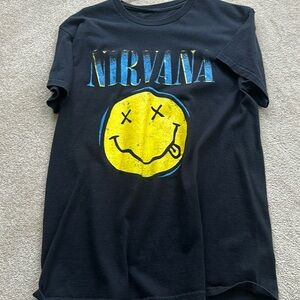 Black Nirvana T shirt